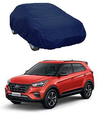 RAIN SPOOF Car Cover For Jeep Compass (Without Mirror Pockets)(Blue)