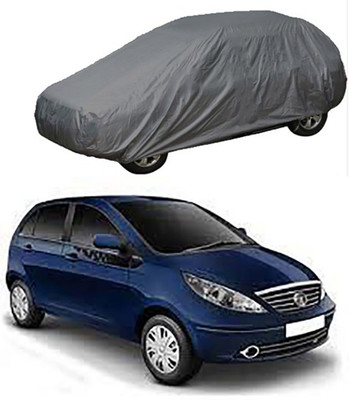 A+ RAIN PROOF Car Cover For Tata Indica Vista (Without Mirror Pockets)(Grey)