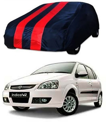 RAIN SPOOF Car Cover For Tata Indica V2 (Without Mirror Pockets)(Red, Blue)
