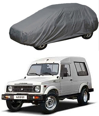 RAIN SPOOF Car Cover For Maruti Suzuki Gypsy (Without Mirror Pockets)(Grey)