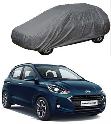RAIN SPOOF Car Cover For Hyundai Grand i10 Nios (Without Mirror Pockets)(Grey)