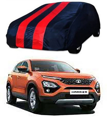 A+ RAIN PROOF Car Cover For Tata Harrier (Without Mirror Pockets)(Red, Blue)