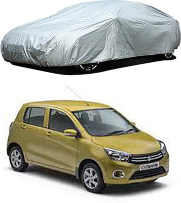 RAIN SPOOF Car Cover For Maruti Suzuki Celerio (Without Mirror Pockets)(Silver)