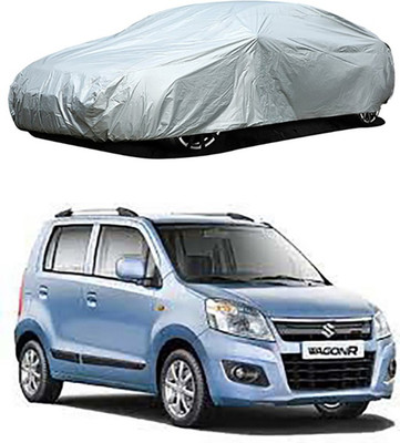 A+ RAIN PROOF Car Cover For Maruti Suzuki Wagon R 1.0 (Without Mirror Pockets)(Silver)