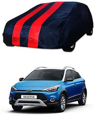 RAIN SPOOF Car Cover For Hyundai i20 Active (Without Mirror Pockets)(Red, Blue)