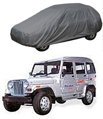 A+ RAIN PROOF Car Cover For Mahindra Marshal (Without Mirror Pockets)(Grey)