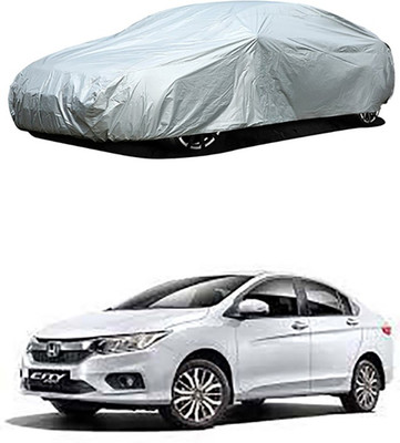 A+ RAIN PROOF Car Cover For Honda City ZX (Without Mirror Pockets)(Silver)
