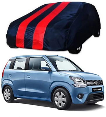 A+ RAIN PROOF Car Cover For Maruti Suzuki Universal For Car (Without Mirror Pockets)(Red, Blue)