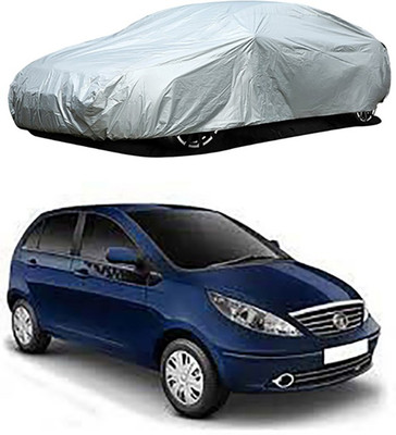 A+ RAIN PROOF Car Cover For Tata Indica Vista (Without Mirror Pockets)(Silver)