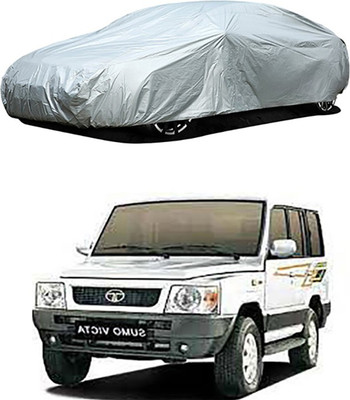 A+ RAIN PROOF Car Cover For Tata Sumo Victa (Without Mirror Pockets)(Silver)