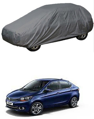 A+ RAIN PROOF Car Cover For Tata Tigor (Without Mirror Pockets)(Grey)