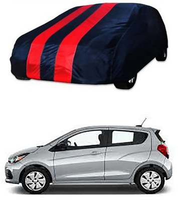 RAIN SPOOF Car Cover For Chevrolet Spark (Without Mirror Pockets)(Red, Blue)