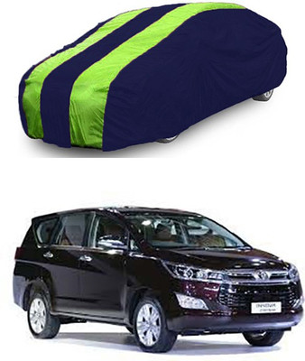 RAIN SPOOF Car Cover For Toyota Innova Crysta (Without Mirror Pockets)(Green, Blue)