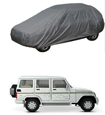 RAIN SPOOF Car Cover For Mahindra Bolero (Without Mirror Pockets)(Grey)