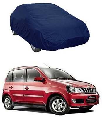 A+ RAIN PROOF Car Cover For Mahindra Quanto (Without Mirror Pockets)(Blue)