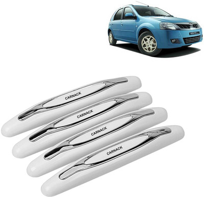 Pious Silicone, Plastic Car Door Guard(White, Pack of 4, Mahindra, Verito)