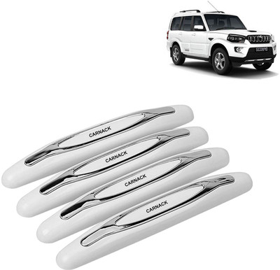 Pious Silicone, Plastic Car Door Guard(White, Pack of 4, Mahindra, Scorpio)