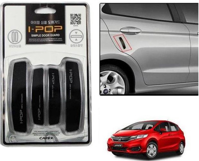 ARNEJA Plastic Car Door Guard(Black, Pack of 4, Honda, Jazz)