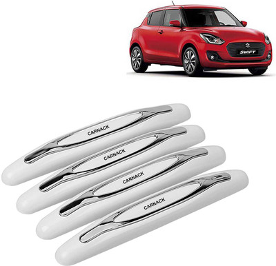 Pious Silicone, Plastic Car Door Guard(White, Pack of 4, Universal For Car, Swift)