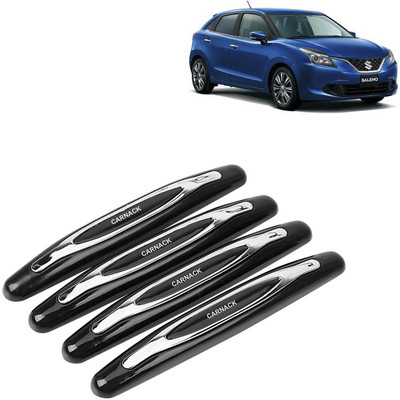 Pious Silicone, Plastic Car Door Guard(Black, Pack of 4, Universal For Car, Baleno)