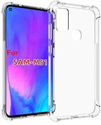 GLOBALCASE Bumper Case for SAMSUNG GALAXY M51(Transparent, Shock Proof, Silicon, Pack of: 1)