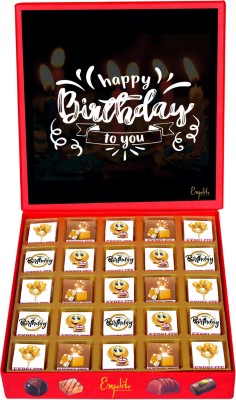 Expelite Happy birthday to you chocolate box - 25 pc happy birthday with chocolates Bars(450 g)