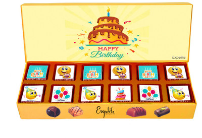 Expelite 12 pc Premium Chocolates for birthday Bars(320 g)