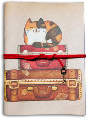 SP CREATION Handmade diary A5 Journal Unruled 92 Pages(White)