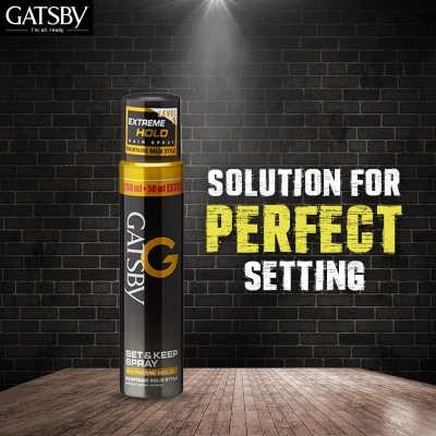 Buy Gatsby Set Keep Super Hard Hair Spray 250ml online at best price in  India  Health  Glow