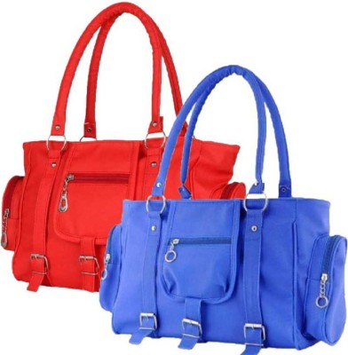 TAKI FASHION Women Red, Blue Messenger Bag(Pack of: 2)