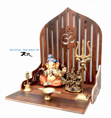 7CR Om-shine wall shelf Wooden Wall Shelf(Number of Shelves - 1, Brown)