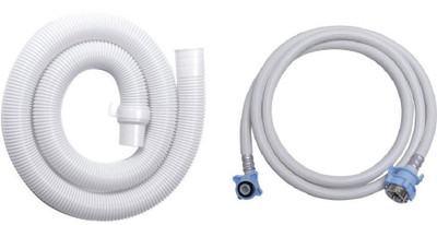 NEW WARE 2 Meter Washing machine Hose Inlet pipe With Outlet Pipe For Drain/Extension/Outlet Hose Pipe For Top Loading Fully Automatic Washing Machine Pipe (Inlet+Outlet Combo) Size-Both 2 Meter Hose Pipe(200 cm) NEW WARE 2 Meter Washing machine Hose Inlet pipe With Outlet Pipe For Drain/Extension/Outlet Hose Pipe For Top Loading Fully Automatic Washing Machine Pipe (Inlet+Outlet Combo) Size-Both 2 Meter Hose Pipe(200 cm)