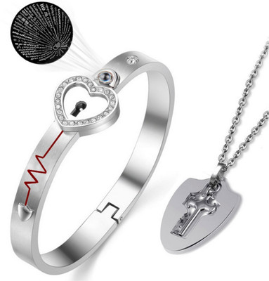 Jewelgenics Stainless Steel Jewel Set(Silver)