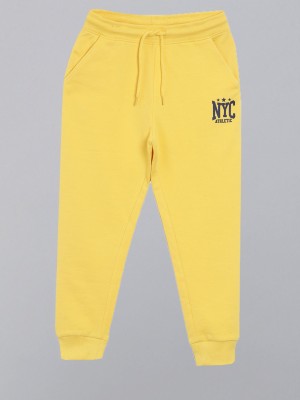 3Pin Track Pant For Boys(Yellow, Pack of 1)