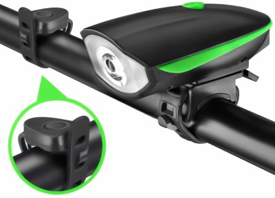 NSV 2 In 1 Rechargeable Bike Horn And Super Bright Light With 3 Modes Light And Bell LED Front Light(Multicolours)