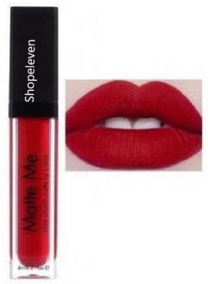 Shopeleven Red Matte Me Lipstick(Red, 6 ml)