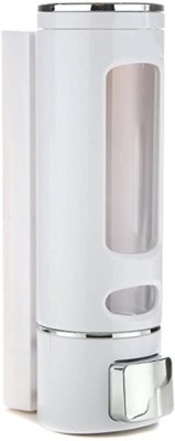 Aster Soap Dispenser Wall Mount Hand Liquid Shampoo Shower Gel Dispenser 350ML 350 ml Liquid, Gel, Lotion, Foam, Conditioner, Soap, Shampoo, Sanitizer Stand Dispenser(White)