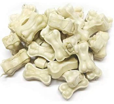 Paaltu Brandon White Pressed Dog Bone 3 inch 4 kg for dogs Chicken Dog Chew(4 kg, Pack of 48)