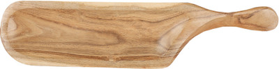 Karigar Creations Long Wooden Barbecue(BBQ) Platter/Tray with Handle for Serving Snacks, Appetizer, Desserts Tray(Tray)