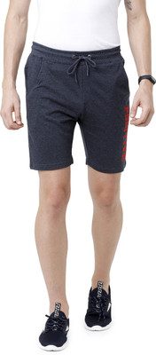 ARDEUR Solid Men Blue Basic Shorts