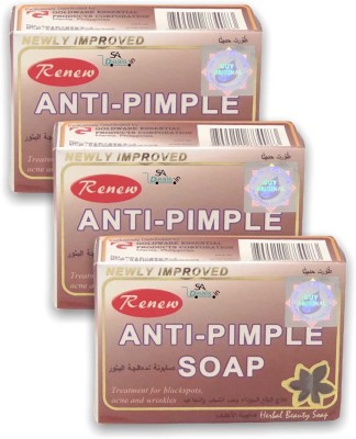 SA Deals Renew Anti Pimple Treatment For Black Spot Acne And Wrinkles (Pack Of 3, 135g Each)(3 x 135 g)