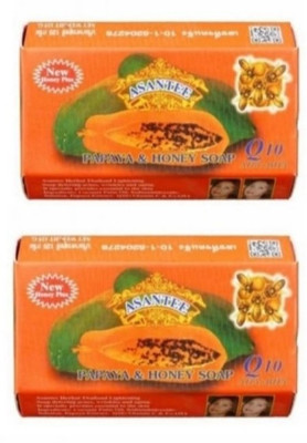 ASANTEE herbal papaya soap(2 x 50 g)