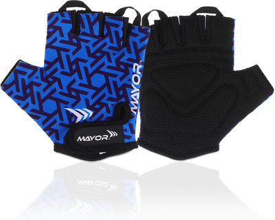 Mayor Venus Gym Gloves Gym & Fitness Gloves(Blue/Black)