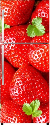Decor Villa 61 cm Strawberry Removable Sticker(Pack of 1)