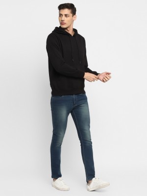 ab young Full Sleeve Solid Men Sweatshirt