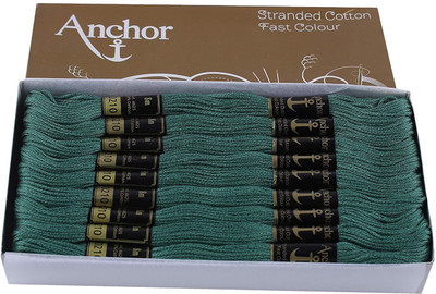 ANCHOR dark green Thread(8 m Pack of25)