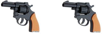 VR Creatives Kids Toy Cap Pistol (Ring Caps) 144 / 16 Ring Shots Diwali Gift Pack of 2 Diwali Gun