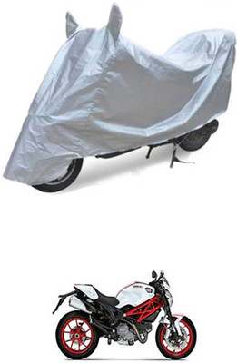 QualityBeast Two Wheeler Cover for Ducati(Monster 796 S2R, Silver)
