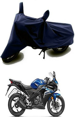 QualityBeast Two Wheeler Cover for Honda(CBR 150R, Blue)