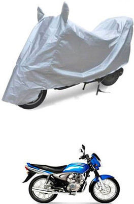 QualityBeast Two Wheeler Cover for Bajaj(Silver)